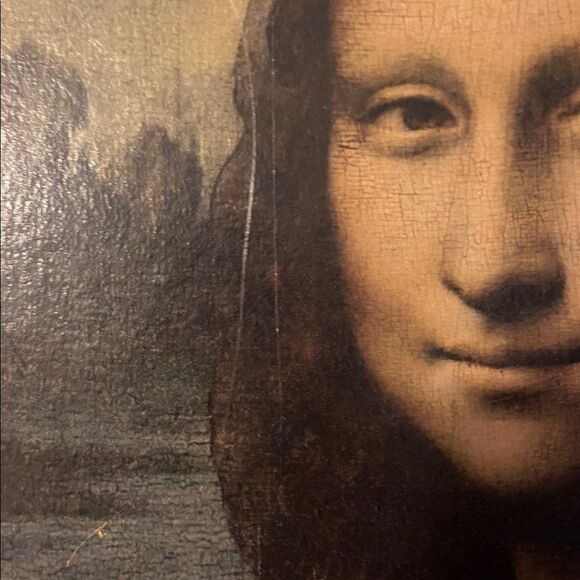 Antique Mona Lisa print Leonardo davinci - Picture 7 of 11